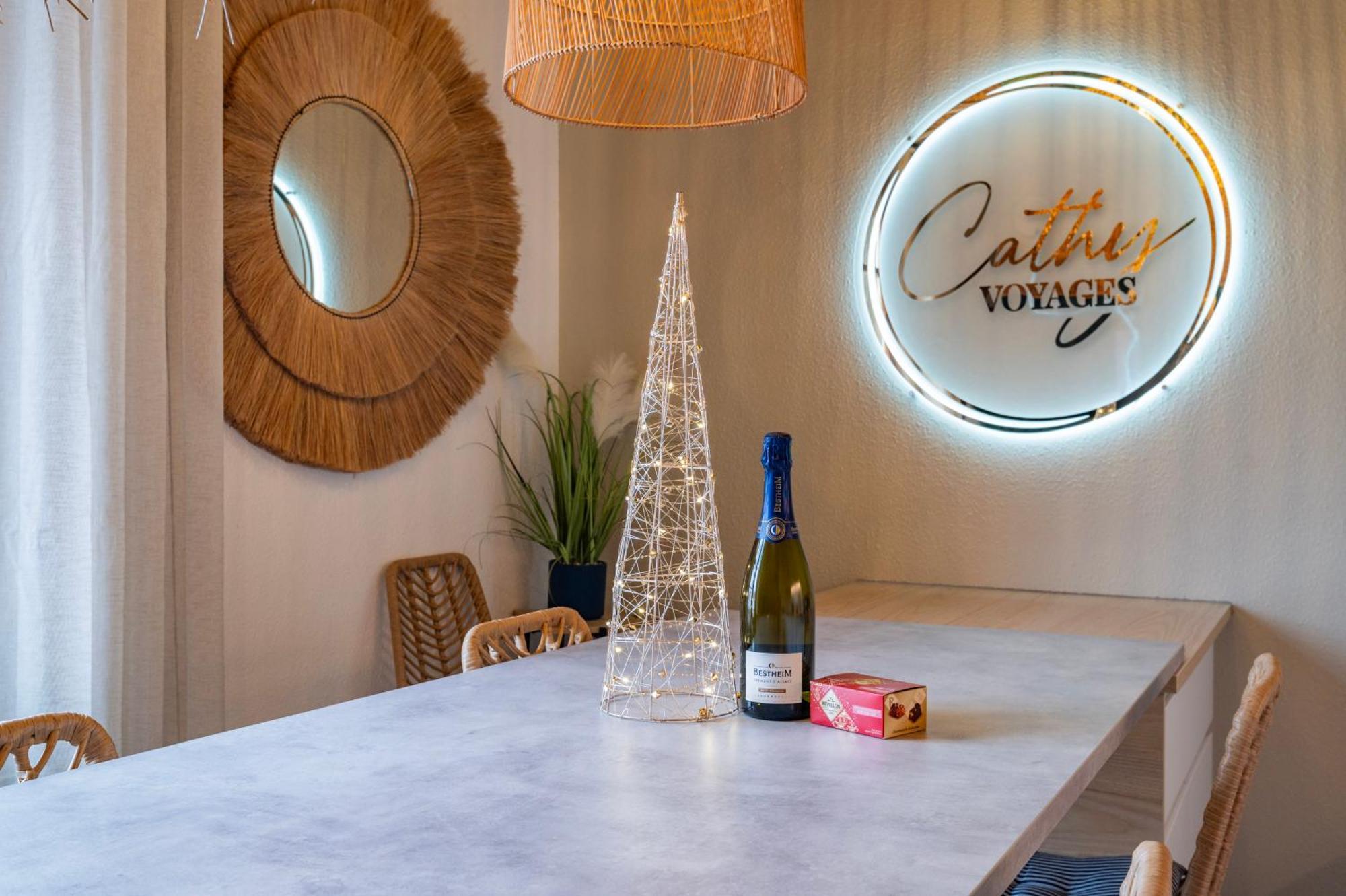 Lit Rond Tres Grand Et Confortable - Garage Possible Ou Parking Gratuit Rue - Gare 2 Min Et Ville 4 Min En Tram - Ciel Etoile - Netflix Videoprojecteur - Luxe Et Evasion Estrasburgo Exterior foto
